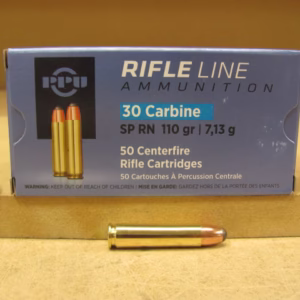 500 Round Case – 30 Cal Carbine 110 Grain Jacketed Soft Point Prvi Partizan Ammo – PP30S
